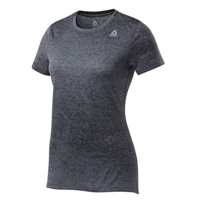 ⁦تيشيرت ريبوك ار بي كي راننيغ للنساء لون رمادي - Reebok Women's Rbk Running T-Shirt - Grey⁩ - الصورة ⁦4⁩