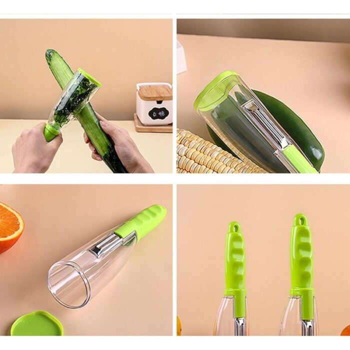 ⁦قشارة فواكه وخضراوات مع علبة⁩ - الصورة ⁦5⁩