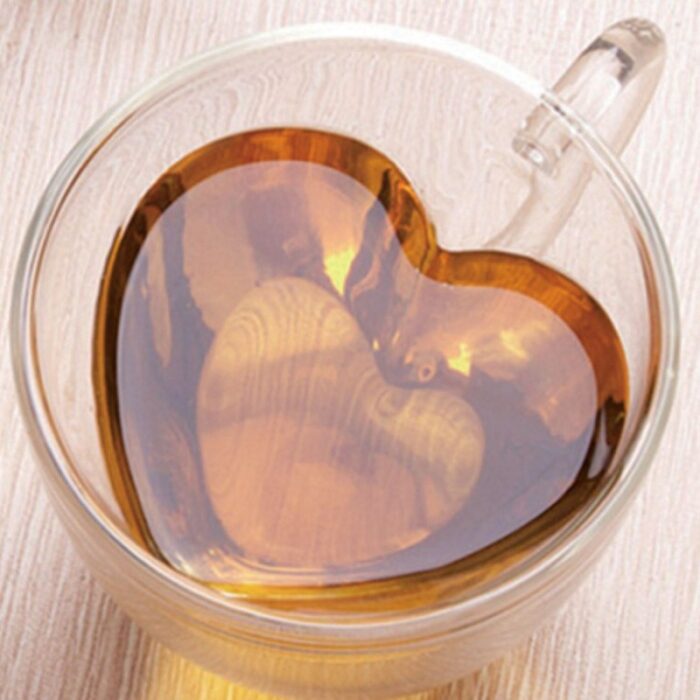 ⁦كاسة دبل جلاس راس قلب 250 مل⁩ - الصورة ⁦3⁩