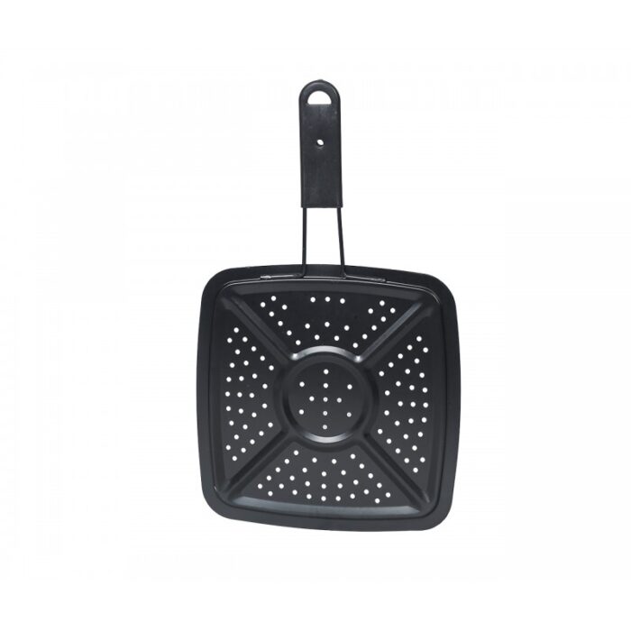 ⁦حماصة يد معدن اسود مربع⁩ - الصورة ⁦3⁩