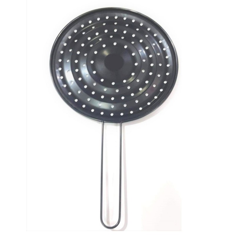 ⁦حماصة/موزع حرارة يد معدن اسود مدور⁩ - الصورة ⁦1⁩