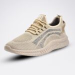 ⁦حذاء سبورت شبابي لون بيج⁩ - الصورة ⁦2⁩