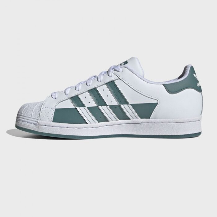 ⁦adidas Originals Superstar Shoes - حذاء اديداس سوبرستار للرجال لون أبيض⁩ - الصورة ⁦5⁩