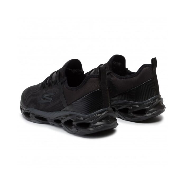 ⁦Skechers Men's GO RUN VORTEX - STORM Shoes  - حذاء سكيتشرز جو رن فورتكس- ستورم للرجال لون أسود⁩ - الصورة ⁦2⁩