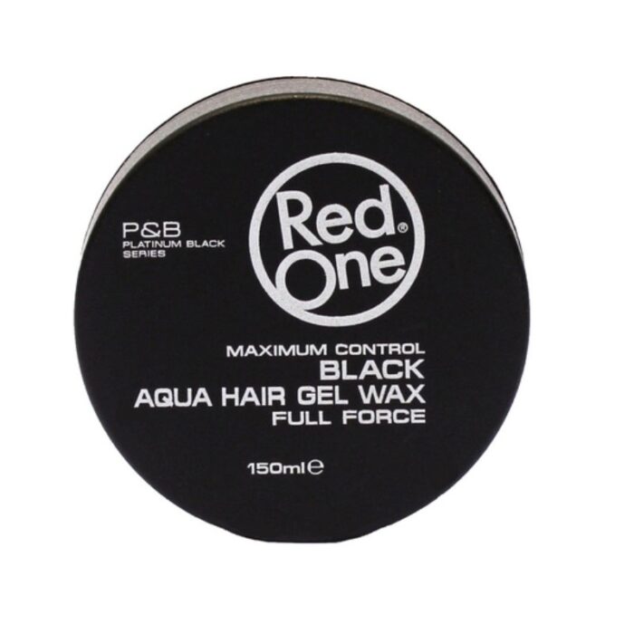 ⁦Redone Black Aqua Hair Gel Wax Force 150 ml واكس الشعر لون اسود⁩ - الصورة ⁦3⁩