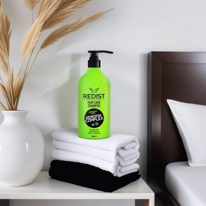 ⁦REDIST hair care shampoo keratin complex-شامبو كيراتين بدون املاح حجم ٥٠٠مل⁩ - الصورة ⁦6⁩