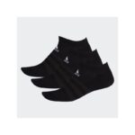 Adidas Cushioned Low-Cut Socks (3 Pairs)- جوارب اديداس (3 أزواج) للجنسين لون أسود