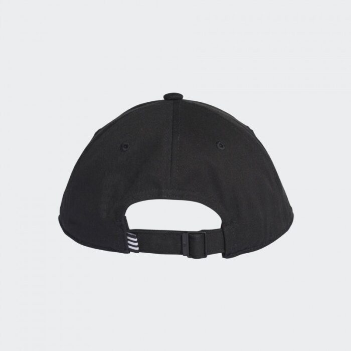 ⁦adidas Unisex Trefoil Baseball Cap  - طاقية اديداس تري فويل بيسبول للجنسين لون أسود⁩ - الصورة ⁦2⁩