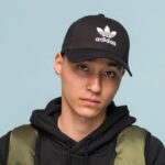 ⁦adidas Unisex Trefoil Baseball Cap  - طاقية اديداس تري فويل بيسبول للجنسين لون أسود⁩ - الصورة ⁦8⁩
