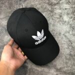 ⁦adidas Unisex Trefoil Baseball Cap  - طاقية اديداس تري فويل بيسبول للجنسين لون أسود⁩ - الصورة ⁦10⁩