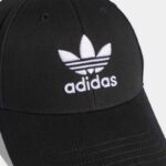 ⁦adidas Unisex Trefoil Baseball Cap  - طاقية اديداس تري فويل بيسبول للجنسين لون أسود⁩ - الصورة ⁦11⁩