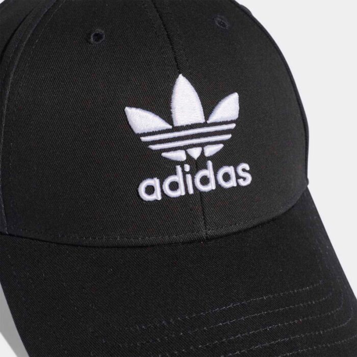 ⁦adidas Unisex Trefoil Baseball Cap  - طاقية اديداس تري فويل بيسبول للجنسين لون أسود⁩ - الصورة ⁦11⁩