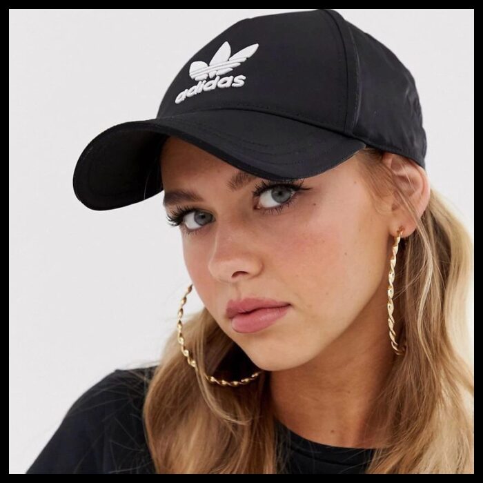 ⁦adidas Unisex Trefoil Baseball Cap  - طاقية اديداس تري فويل بيسبول للجنسين لون أسود⁩ - الصورة ⁦12⁩