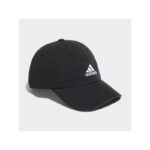 Adidas Unisex' Cotton Adjustable Dad Cap- طاقية اديداس قطن ادجستابل داد للجنسين لون أسود‏
