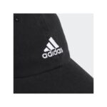 ⁦Adidas Unisex' Cotton Adjustable Dad Cap- طاقية اديداس قطن ادجستابل داد للجنسين لون أسود‏⁩ - الصورة ⁦4⁩