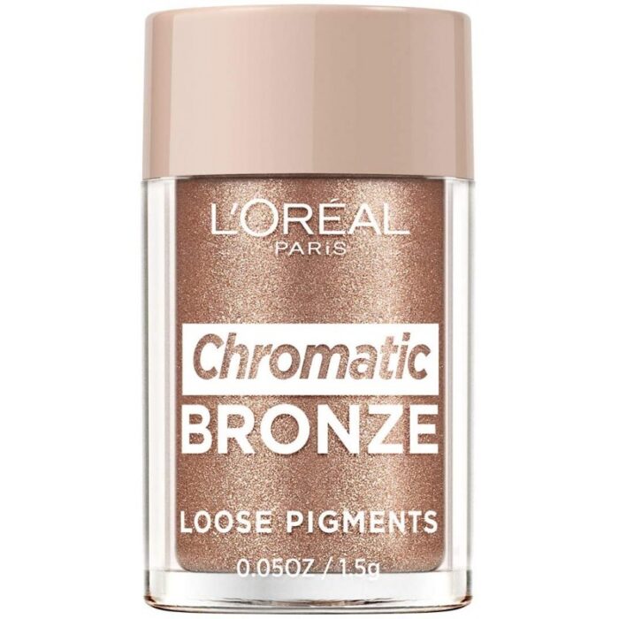 ⁦LOreal Loose Pigments Eye Shadow Chromatic Bronze 01 As If⁩ - الصورة ⁦2⁩