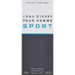 ⁦عطر لاو دي ايسي بيور هوم سبورت من ايسي مياكي للرجال سعة 100 مل - L'eau D'issey Pour Homme Sport EDT By ISSEY MIYAKE 100ml⁩ - الصورة ⁦3⁩