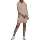 ⁦adidas 2000 Luxe Hoodie Dress - Beige⁩ - الصورة ⁦2⁩