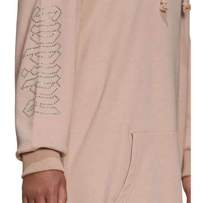 ⁦adidas 2000 Luxe Hoodie Dress - Beige⁩ - الصورة ⁦5⁩