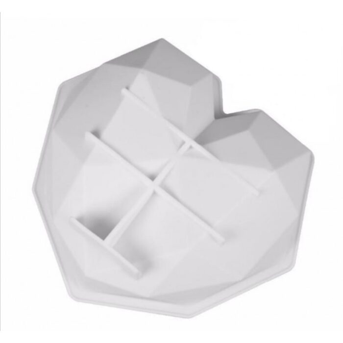 ⁦قالب سيليكون شكل  القلب الماسي⁩ - الصورة ⁦3⁩