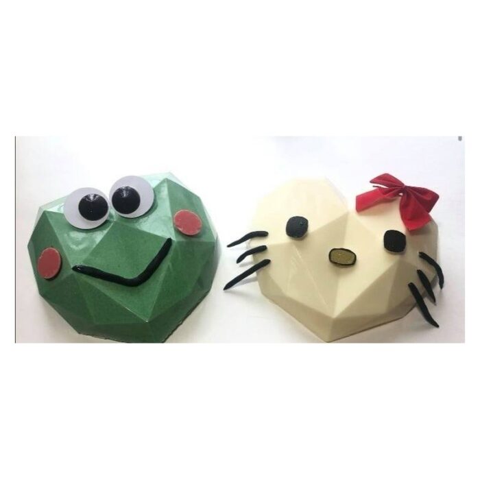 ⁦قالب سيليكون شكل  القلب الماسي⁩ - الصورة ⁦7⁩