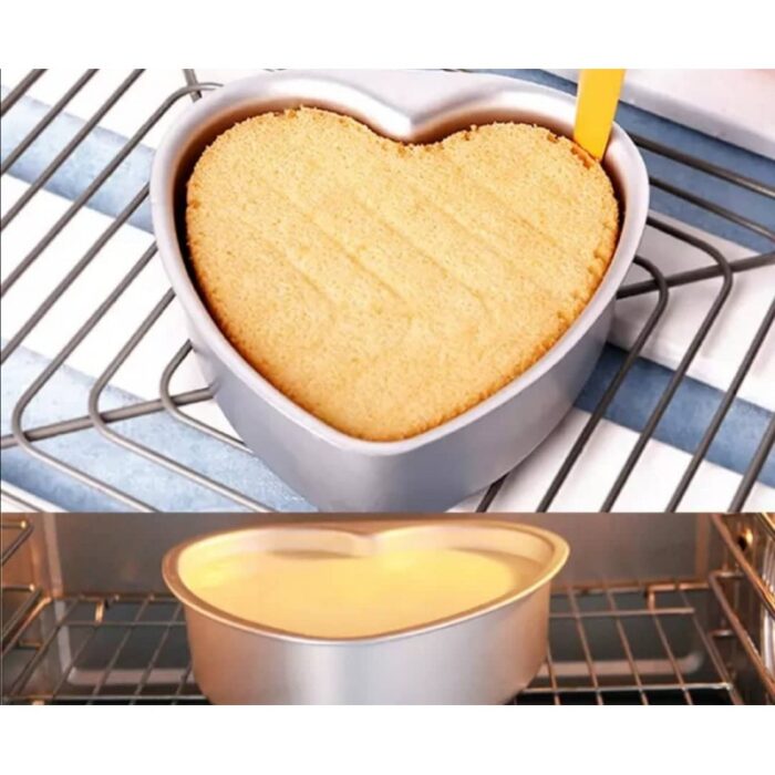⁦قالب كيك ألمنيوم بقاعدة متحركة حجم وسط⁩ - الصورة ⁦2⁩