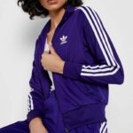 adidas Womens' Originals Firebird Track Jacket Blue- جاكيت اديداس اورجينال فيربرايد للرجال لون بنفسجي