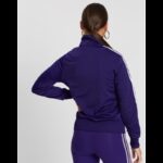⁦adidas Womens' Originals Firebird Track Jacket Blue- جاكيت اديداس اورجينال فيربرايد للرجال لون بنفسجي⁩ - الصورة ⁦7⁩