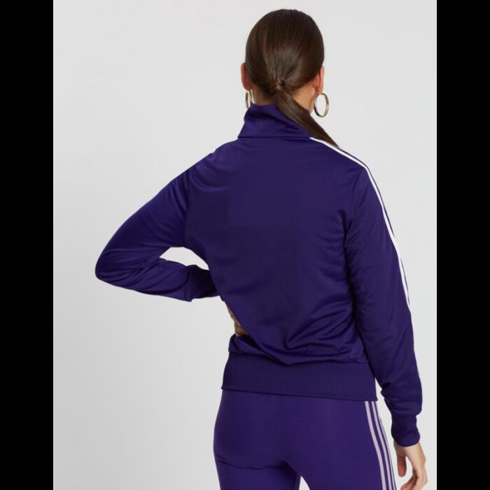 ⁦adidas Womens' Originals Firebird Track Jacket Blue- جاكيت اديداس اورجينال فيربرايد للرجال لون بنفسجي⁩ - الصورة ⁦7⁩