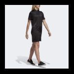 ⁦adidas Women's Originals Leoflage Tee Dress- فستان اديداس اورجينال ليوفاج للنساء لون اسود⁩ - الصورة ⁦3⁩