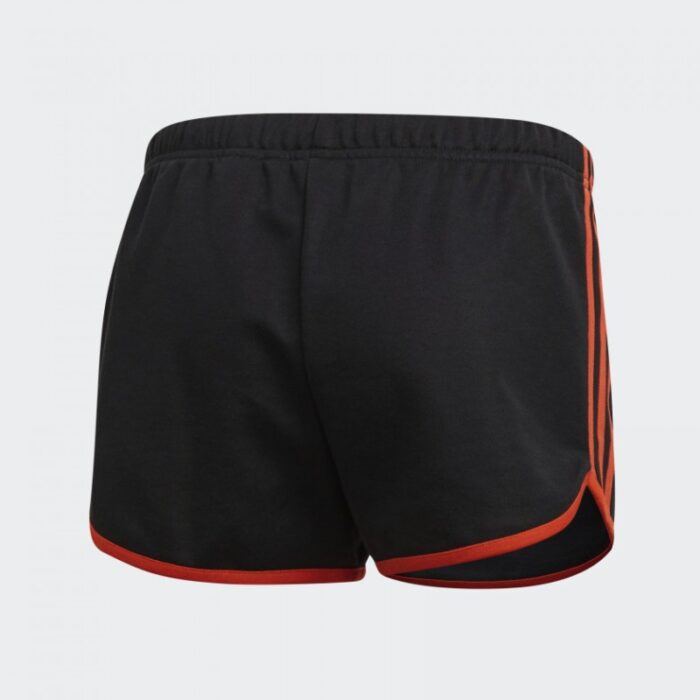 ⁦adidas Womens' 3-Stripes Shorts- شورت اديداس بتصميم ثلاث خطوط للنساء لون أسود⁩ - الصورة ⁦3⁩