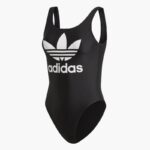 adidas Women’s Originals Trefoil Swimsuit – Black- مايوه اديداس تريفول للنساء لون أسود