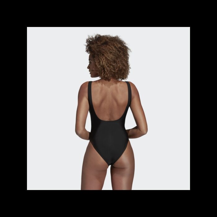 ⁦adidas Women’s Originals Trefoil Swimsuit – Black- مايوه اديداس تريفول للنساء لون أسود⁩ - الصورة ⁦6⁩