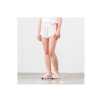 ⁦Adidas Womens' Fiorucci Vintage Shorts- شورت اديداس للنساء لون أبيض⁩ - الصورة ⁦2⁩
