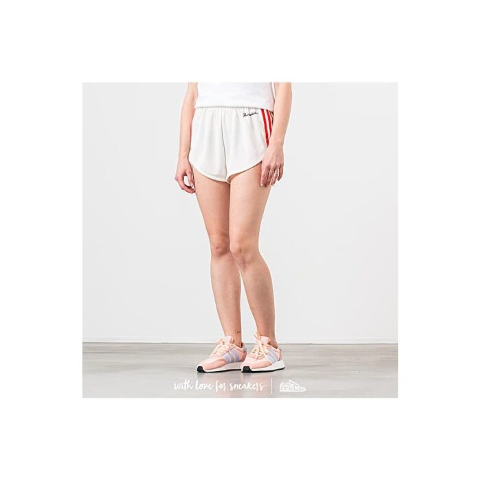 ⁦Adidas Womens' Fiorucci Vintage Shorts- شورت اديداس للنساء لون أبيض⁩ - الصورة ⁦2⁩