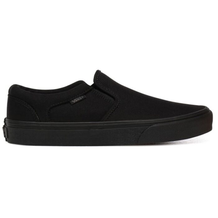 ⁦Vans Men's Asher Slipper Shoes - حذاء فانز آشر بدون رباط للرجال لون أسود⁩ - الصورة ⁦5⁩