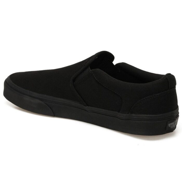 ⁦Vans Men's Asher Slipper Shoes - حذاء فانز آشر بدون رباط للرجال لون أسود⁩ - الصورة ⁦7⁩