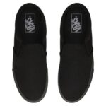 ⁦Vans Men's Asher Slipper Shoes - حذاء فانز آشر بدون رباط للرجال لون أسود⁩ - الصورة ⁦8⁩