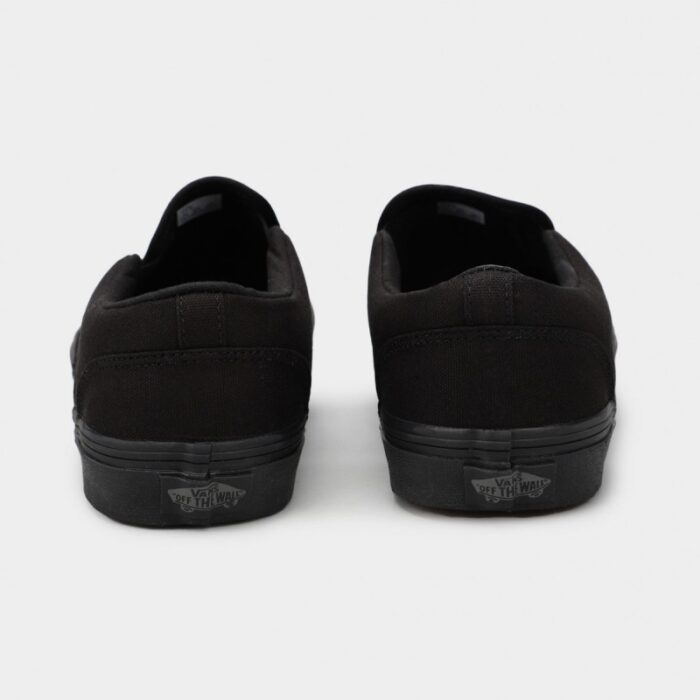 ⁦Vans Men's Asher Slipper Shoes - حذاء فانز آشر بدون رباط للرجال لون أسود⁩ - الصورة ⁦11⁩