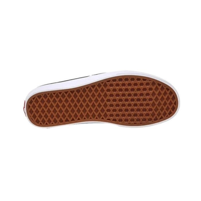 ⁦Vans Men's Asher Slipper Shoes - حذاء فانز آشر بدون رباط للرجال لون أسود وأبيض⁩ - الصورة ⁦6⁩