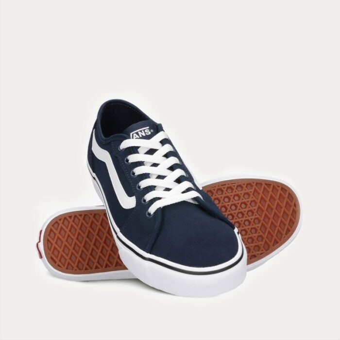 ⁦Vans Men's Filmore Decon Shoes - حذاء فانز فيلمور ديكون للرجال لون كحلي وأبيض⁩ - الصورة ⁦3⁩