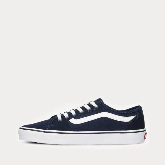 ⁦Vans Men's Filmore Decon Shoes - حذاء فانز فيلمور ديكون للرجال لون كحلي وأبيض⁩ - الصورة ⁦4⁩