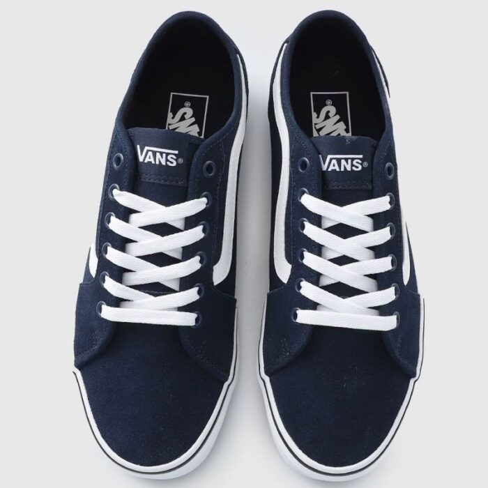 ⁦Vans Men's Filmore Decon Shoes - حذاء فانز فيلمور ديكون للرجال لون كحلي وأبيض⁩ - الصورة ⁦7⁩