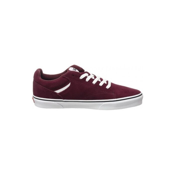 ⁦Vans Men's Seldan Shoes - حذاء فانز سيلدان للرجال لون أحمر وأبيض⁩ - الصورة ⁦4⁩