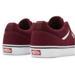 ⁦Vans Men's Seldan Shoes - حذاء فانز سيلدان للرجال لون أحمر وأبيض⁩ - الصورة ⁦9⁩