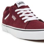 ⁦Vans Men's Seldan Shoes - حذاء فانز سيلدان للرجال لون أحمر وأبيض⁩ - الصورة ⁦10⁩
