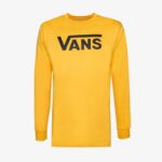 ⁦Vans Men's Classic Long Sleeve T-Shirt - تيشيرت فانز كلاسيك بأكمام طويلة للرجال لون أصفر⁩ - الصورة ⁦4⁩