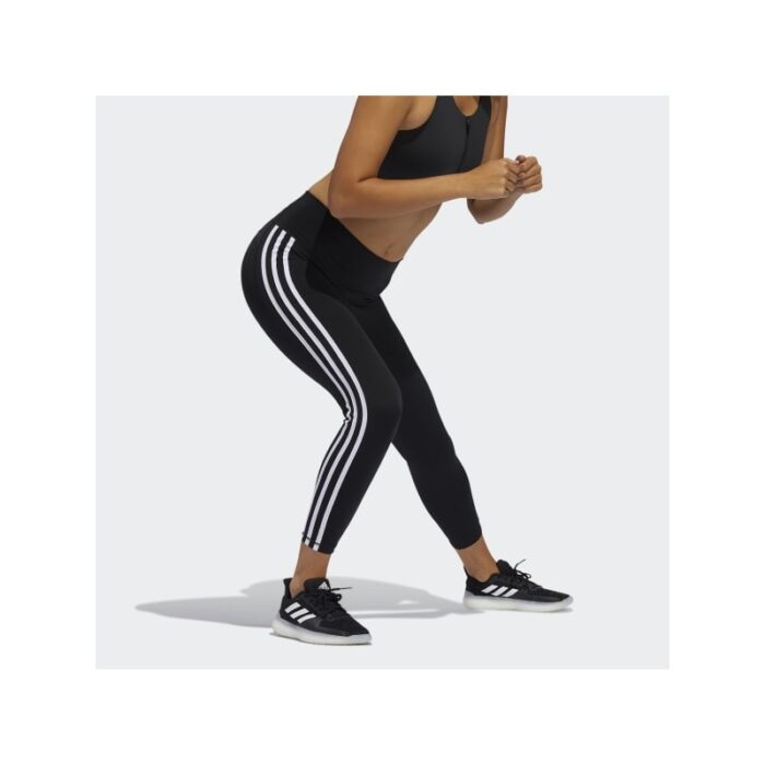 10303655_67db0c41972bd adidas Womens' Believe This 2.0 3-Stripes 7/8 Tights - Black- بنطلون اديداس بليف ذيس 2.0 للنساء لون اسود - الصورة 1
