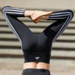 ⁦adidas Womens' Believe This 2.0 3-Stripes 7/8 Tights - Black- بنطلون اديداس بليف ذيس 2.0 للنساء لون اسود⁩ - الصورة ⁦4⁩