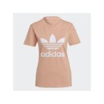 ⁦adidas Womens' Adicolor Classics Trefoil Tee - Pink- تيشيرت اديداس ادي كلر كلاسيك للنساء لون زهري⁩ - الصورة ⁦2⁩